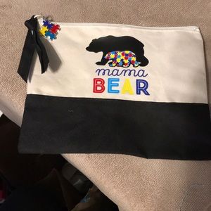 Autism Mama Bear makeup bag. Great gift / Mother’s Day.